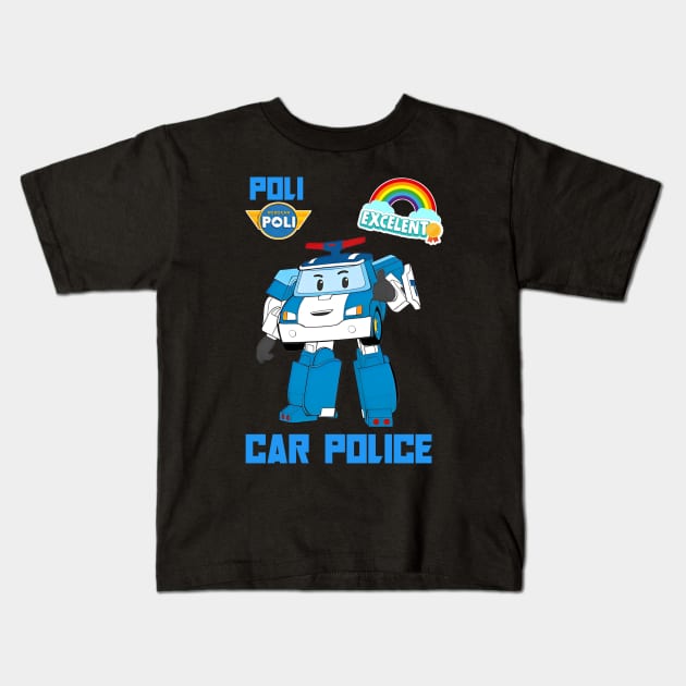 poli Kids T-Shirt by scary poter